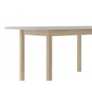 Стол обеденный SIGNAL ADAM кашемир/дуб кремона 90-125/65